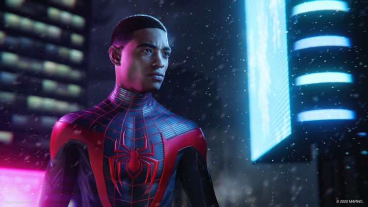 Miles Morales χωρίς μάσκα