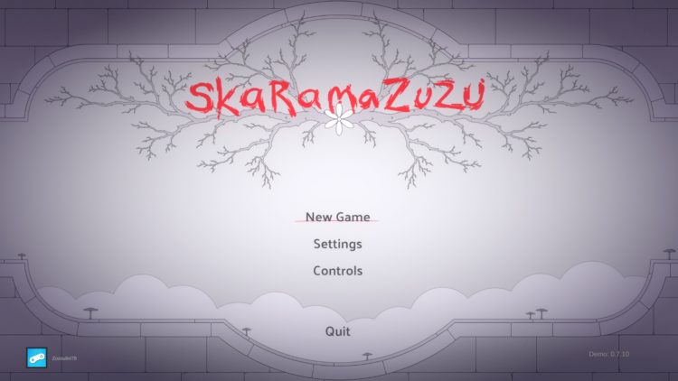 skaramazuzu main menu