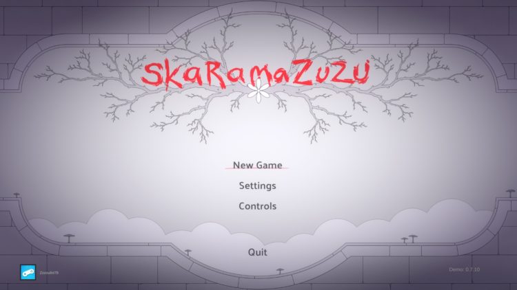 skaramazuzu main menu